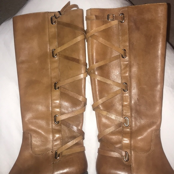 BCBGeneration Genuine Leather Lace Style Boots - Picture 3 of 6